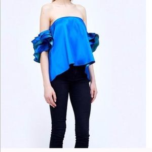 Sachin&Babi *Blue Spiral Sleeve* US 4*original$390